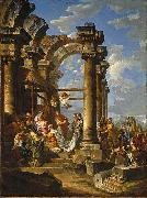 Giovanni Paolo Panini Adoration of the Magi oil painting